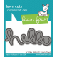 craft dies lawn fawn Scripty Hello für scrapbook & cardmaking