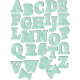 LDRS Creative - Chloe Alpha Uppercase - Stand Alone Stanzen