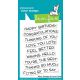 Lawn Fawn - Wavy Sayings - Clear Stamp 3x4