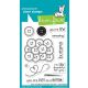 Lawn Fawn - How you bean? Buttons Add-on - Clear Stamp 3x4