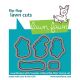 Lawn Fawn - Coaster Critters Flip-Flop - Stanzen