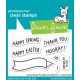 Lawn Fawn - Carrot 'bout you Banner Add-on - Clear Stamp Set 2x3