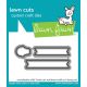 Lawn Fawn - Treat cart sentiment add-on - Outline Stanzen