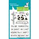 Lawn Fawn - i heart pandas add-on - 3x4 clear stamp set