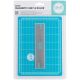 we r memory keepers mini magnetic cutting mat & ruler 12.5x17.5cm