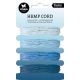 Hemp Cord Shades Of Blue 4 colors x 5m